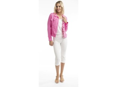 Orientique Essentials Linen Jacket Pink